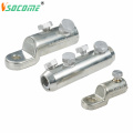 MCL Silver Round Hole Aluminum Cable Lugs For Connecting Cables